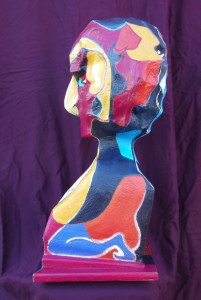 Escultura Beethoven y Dalida