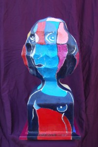 Escultura Beethoven y Dalida