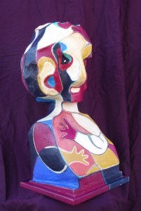 Escultura Beethoven y Dalida