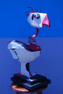 Escultura Gallina mobil