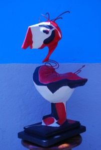 Escultura Gallina mobil