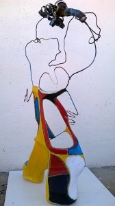 Escultura Je suis le chansonnier