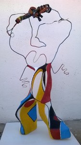 Escultura Je suis le chansonnier